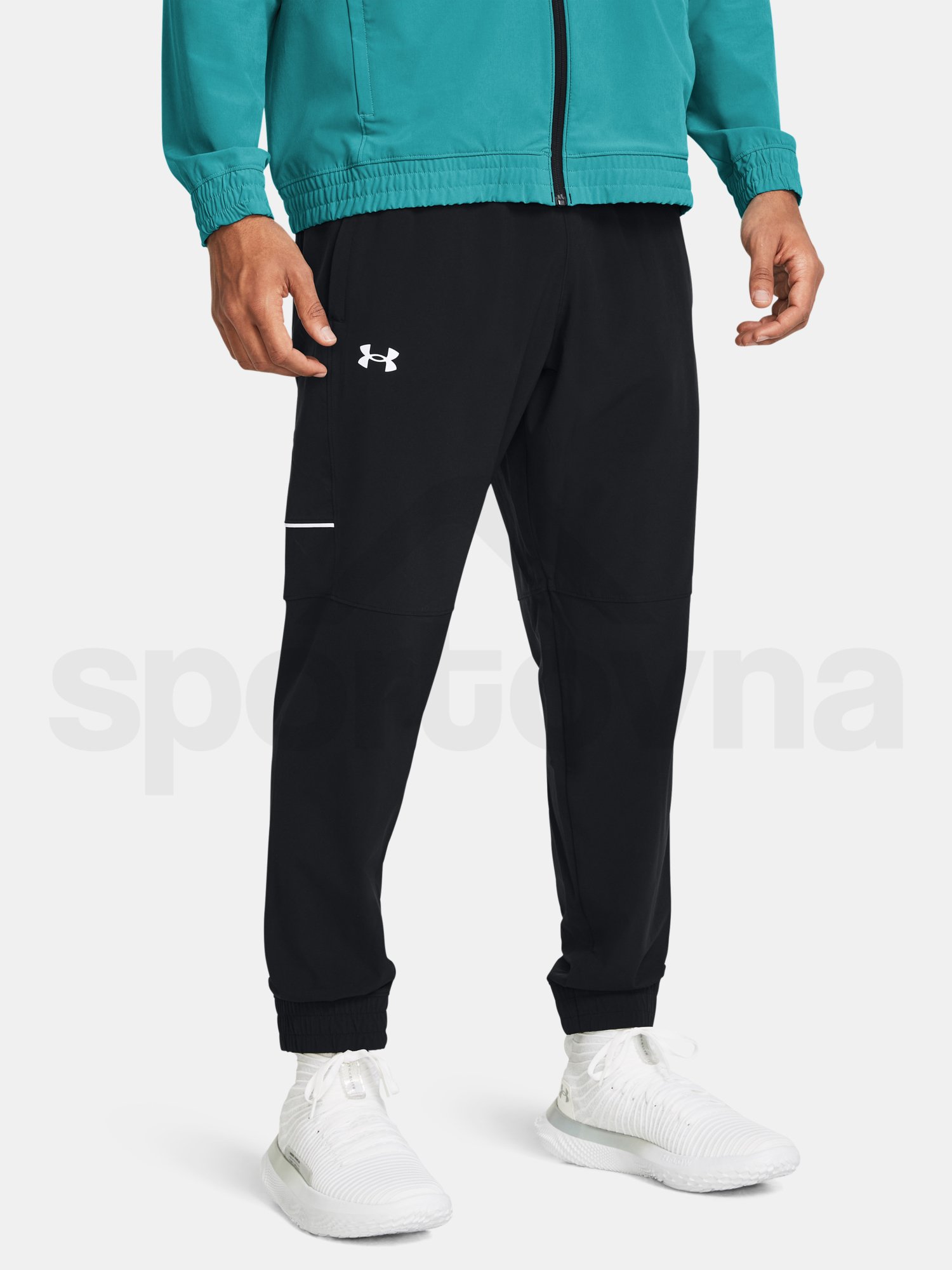 Tepláky Under Armour UA Baseline Woven Pant - čierna