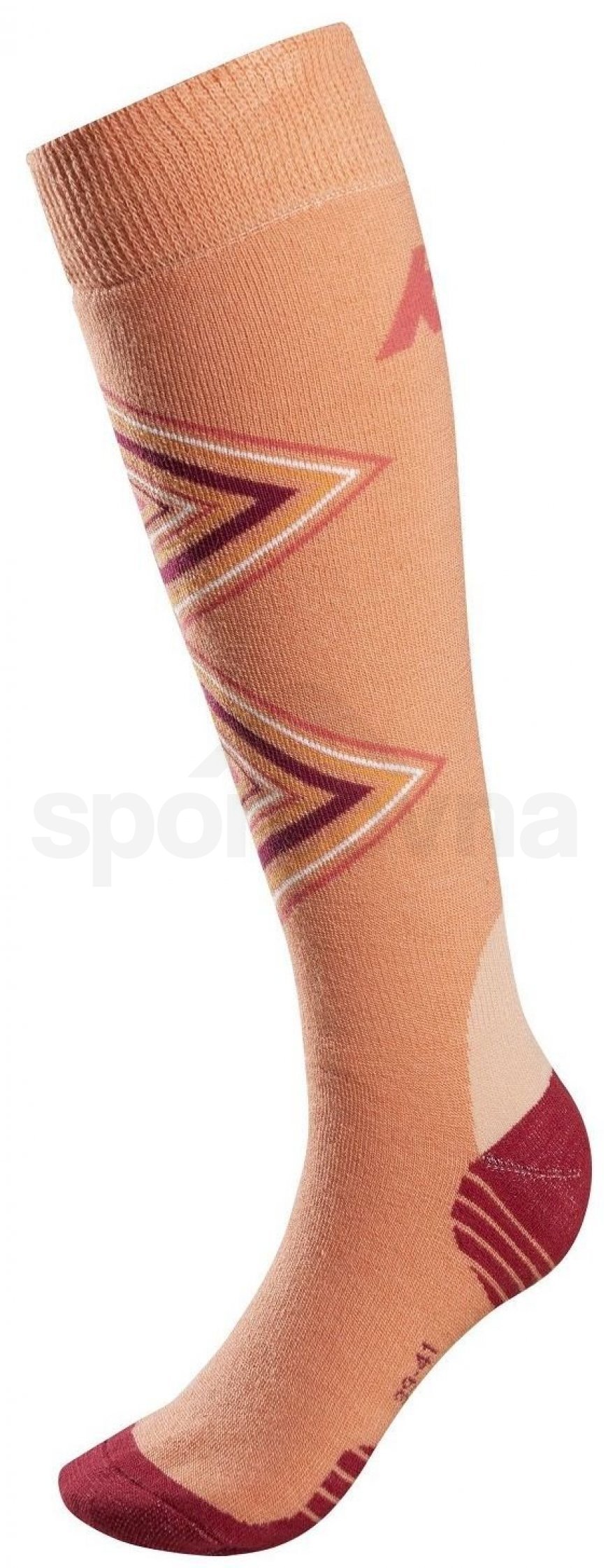 Ponožky K2 Iris / 2 páry - oranžová/šedá