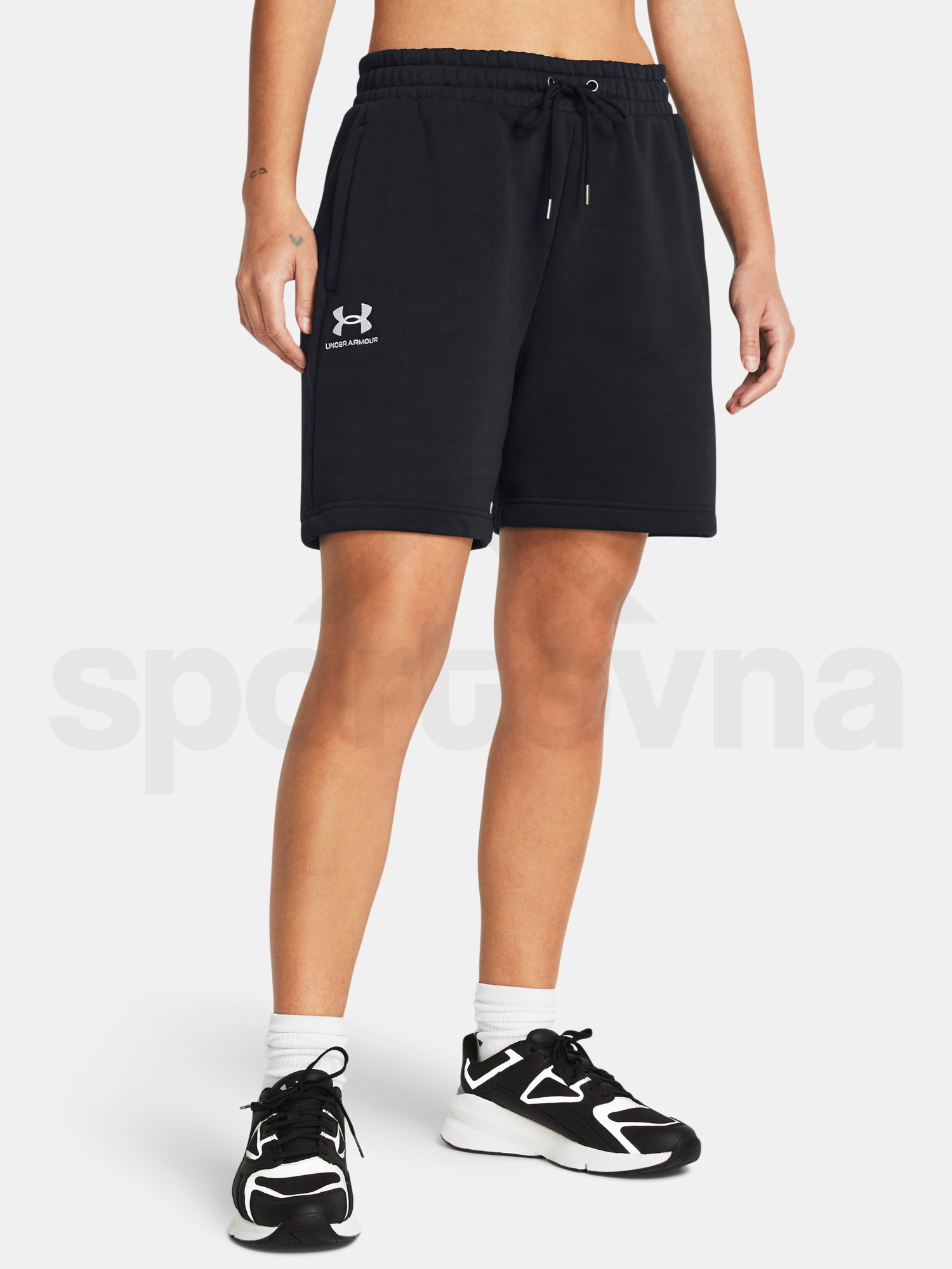 Kraťasy Under Armour UA Essl Flc Relax BF Short-BLK