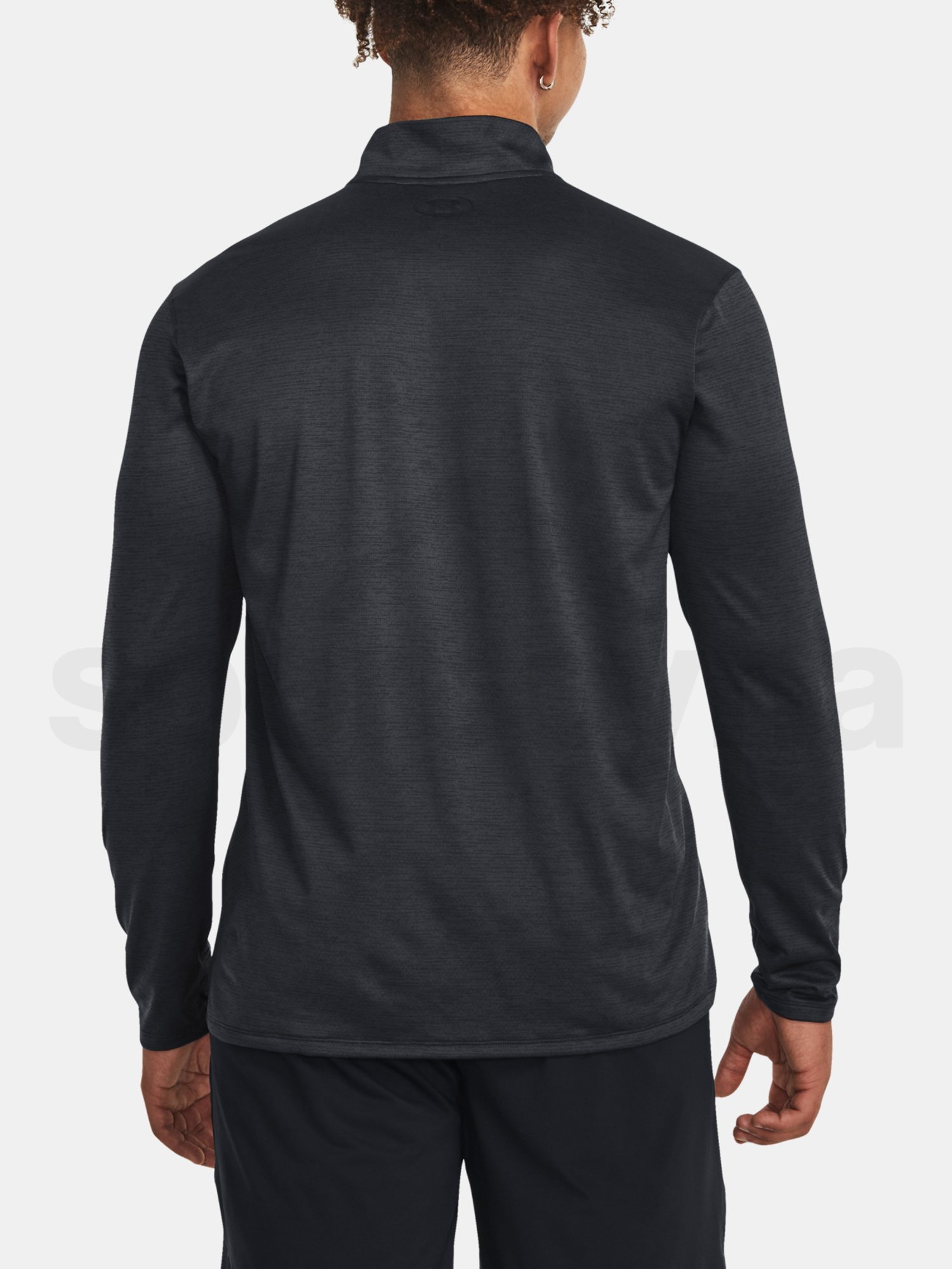 Tričko Under Armour UA Tech Vent 1/2 Zip - čierna