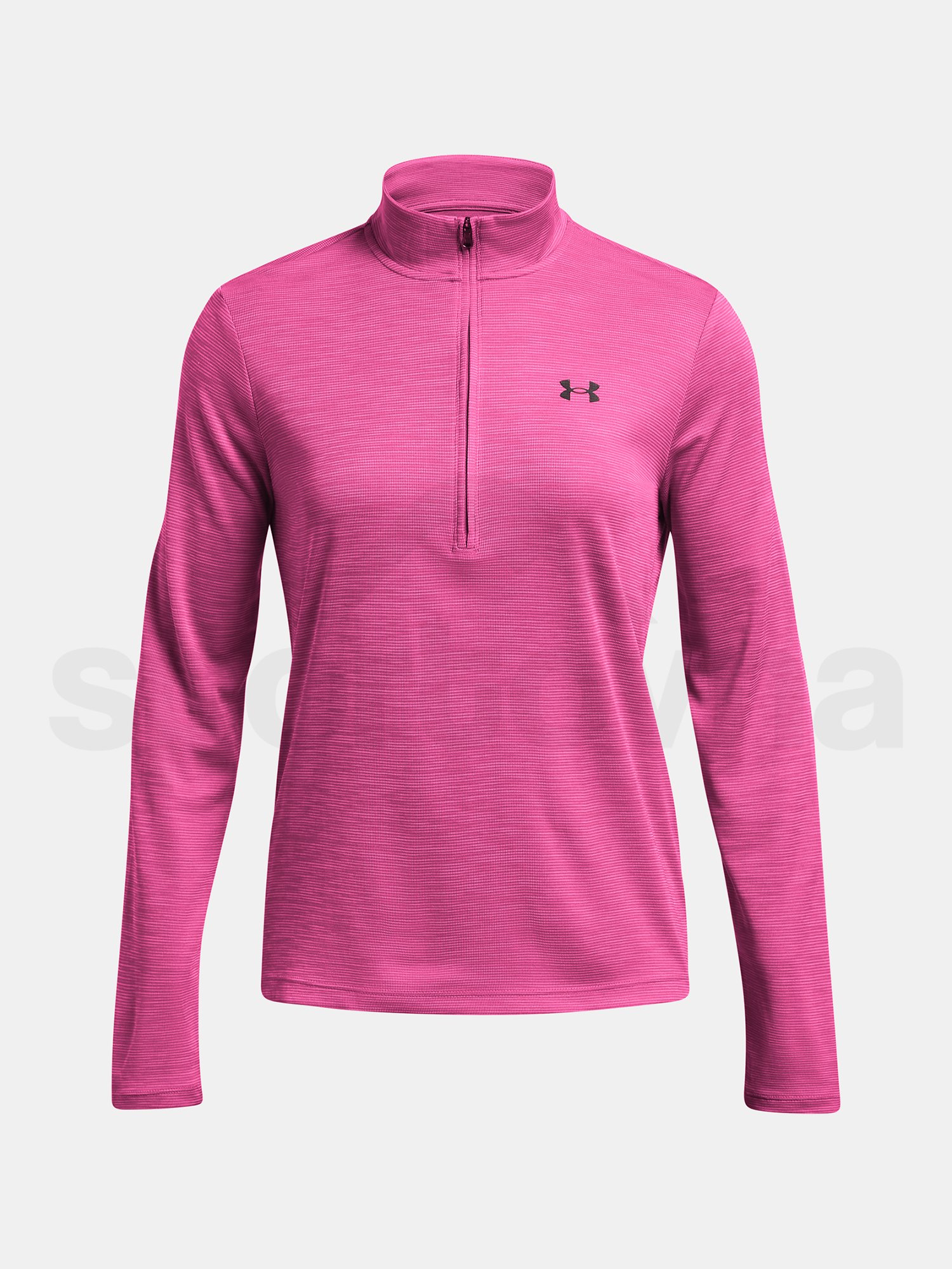 Mikina Under Armour Tech Textured 1/2 Zip-PNK