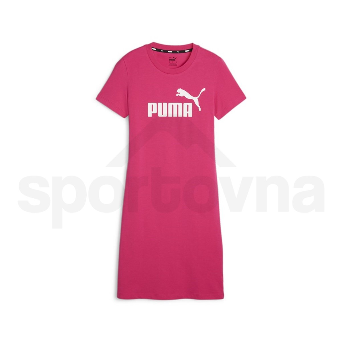 Šaty Puma ESS Slim Tee Dress W - růžová