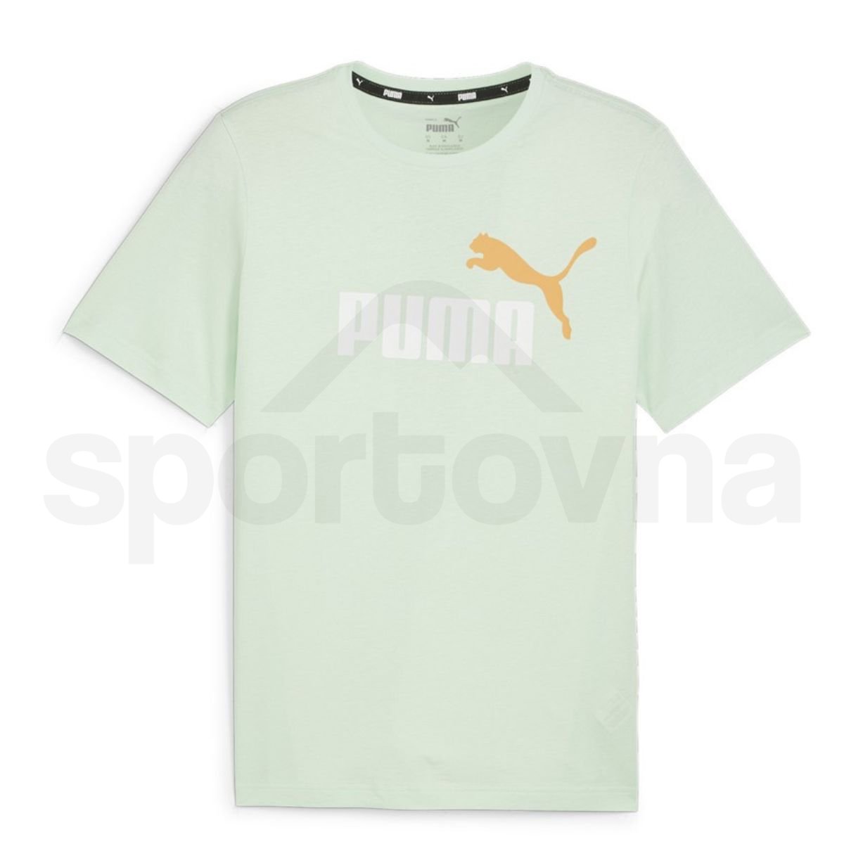Tričko Puma ESS+ 2 Col Logo Tee M - zelená