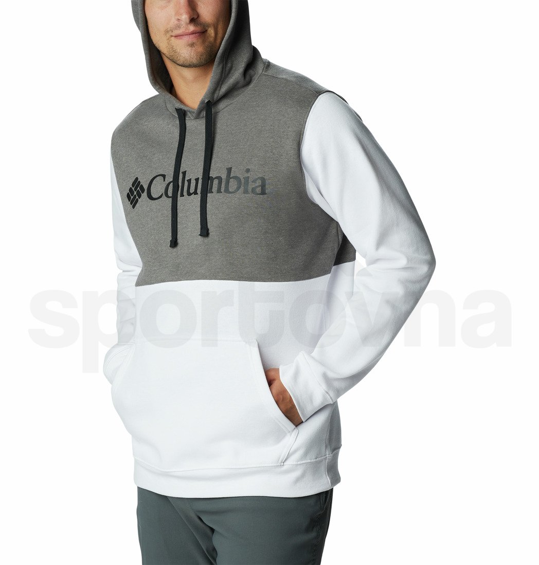 Mikina Columbia Trek™ Colorblock Hoodie M - šedá/biela