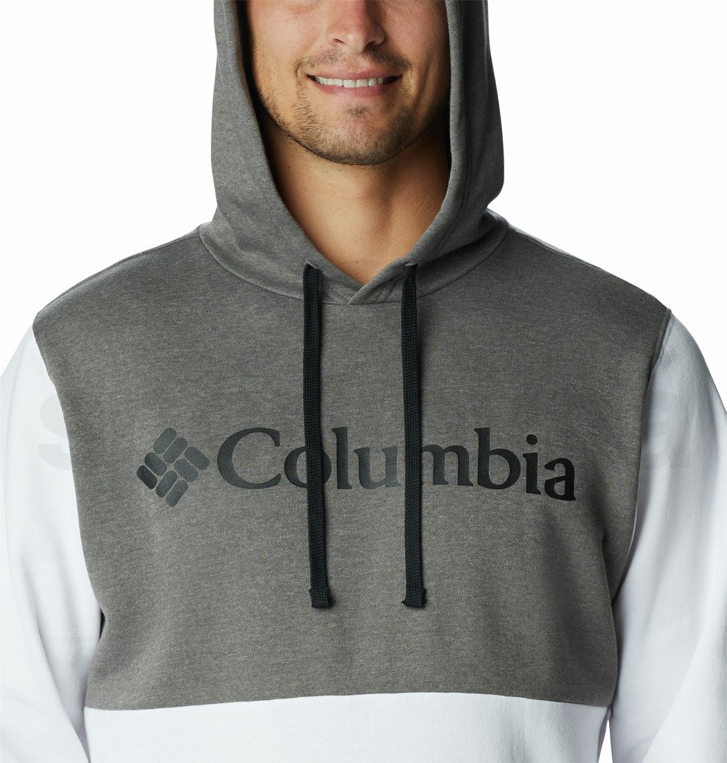 Mikina Columbia Trek™ Colorblock Hoodie M - šedá/biela