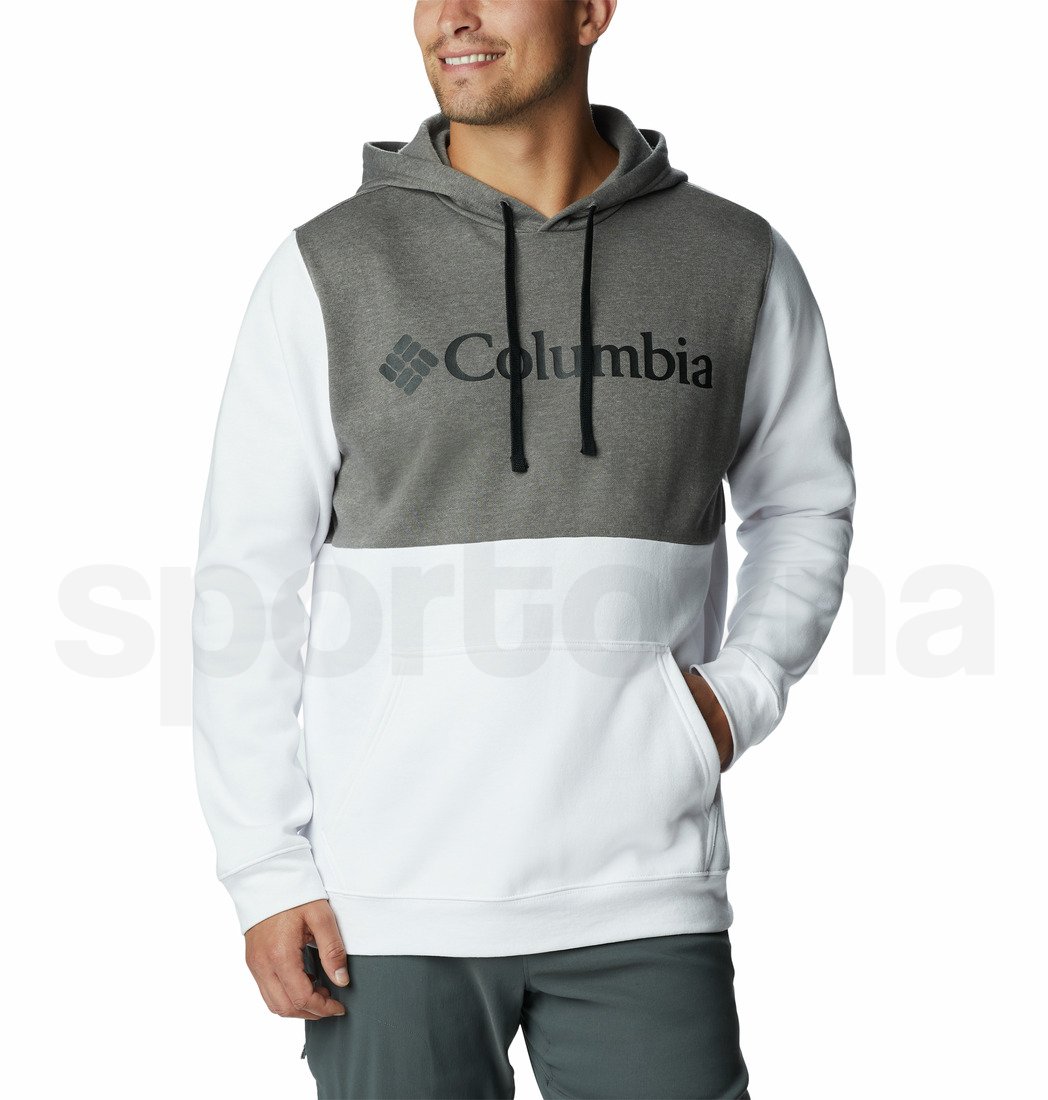 Mikina Columbia Trek™ Colorblock Hoodie M - šedá/bílá