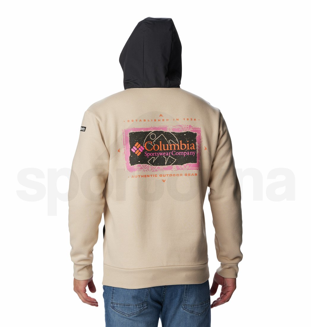 Mikina Columbia Wintertrainer™ Graphic Hoodie M - béžová/černá