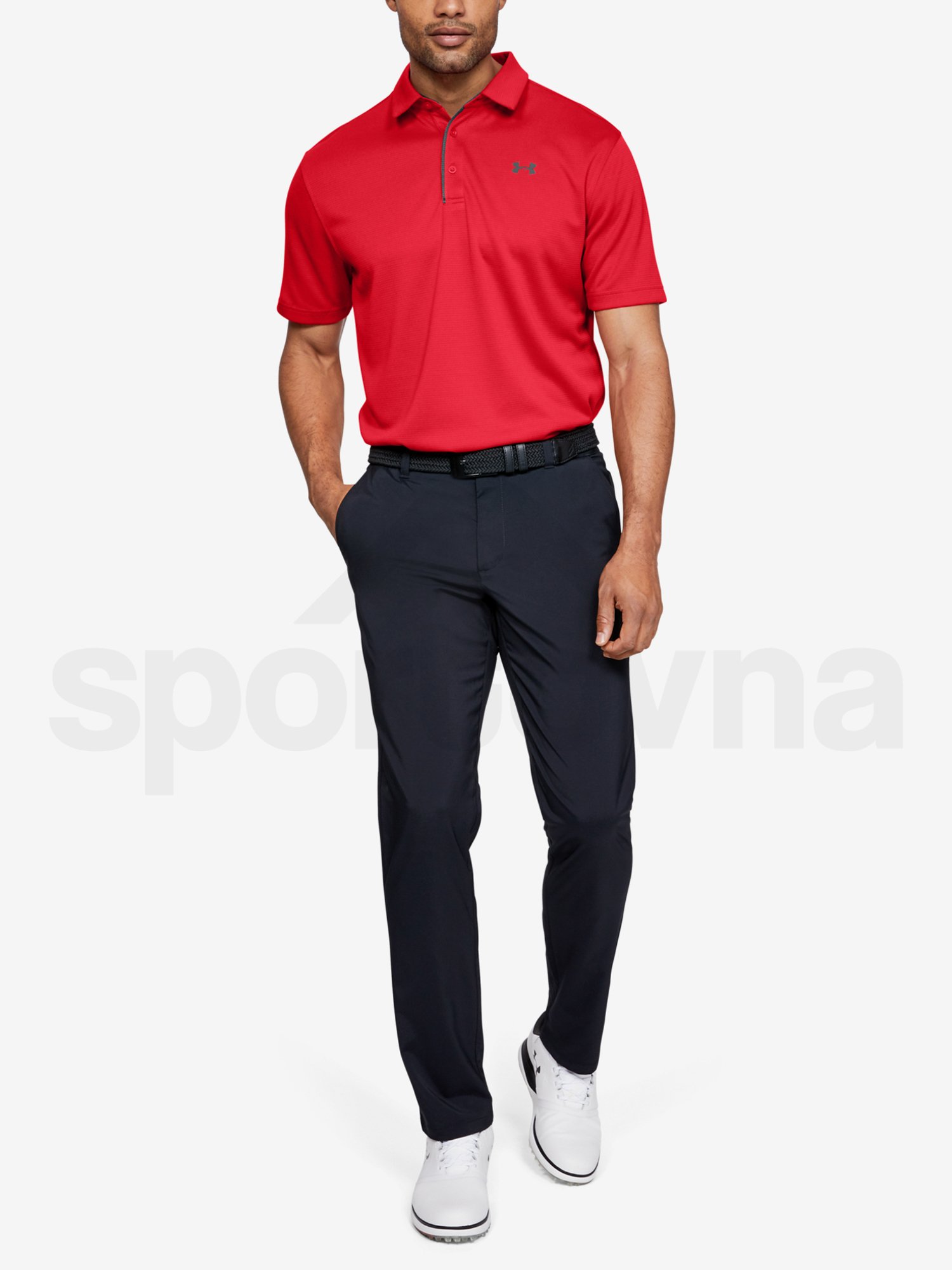 Tričko Under Armour Tech Polo - červená