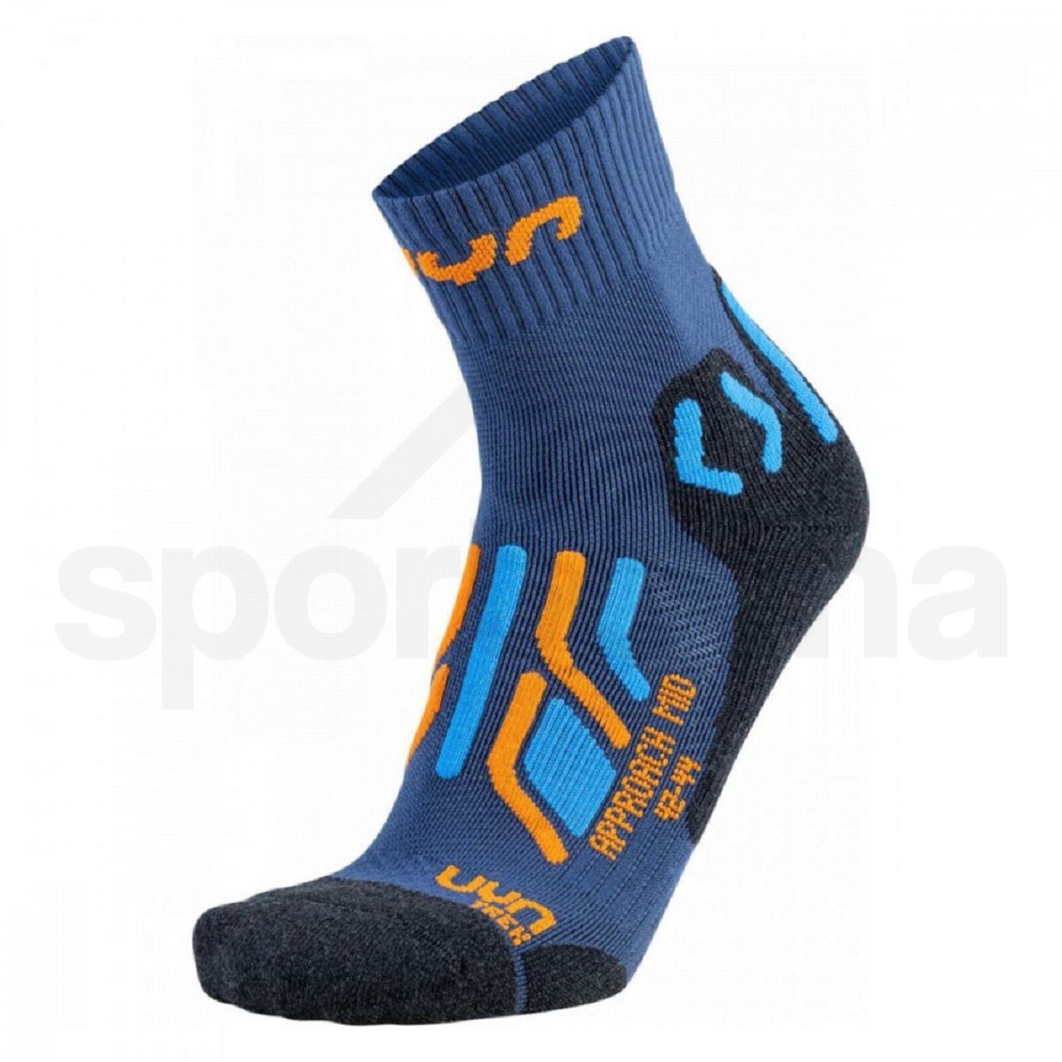 Ponožky UYN Trekking Approach Mid 2Prs Pack M - modrá/oranžová/šedá