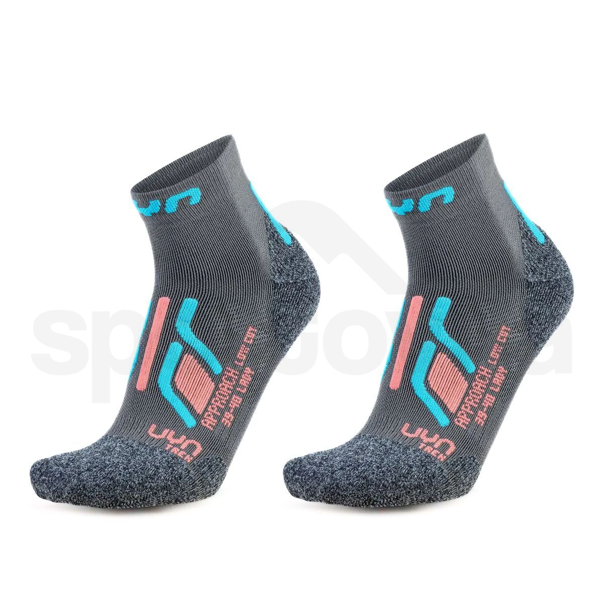 Ponožky UYN Trekking Approach Low Cut 2prs Pack W - šedá/modrá
