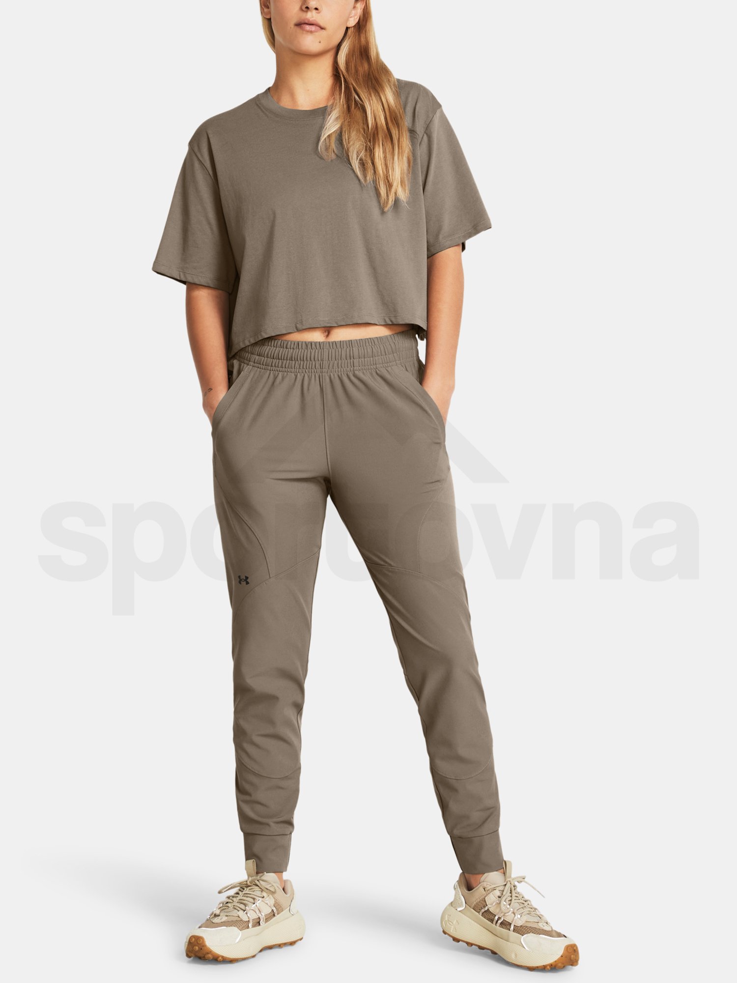 Tepláky Under Armour UA Unstoppable Jogger - hnedá