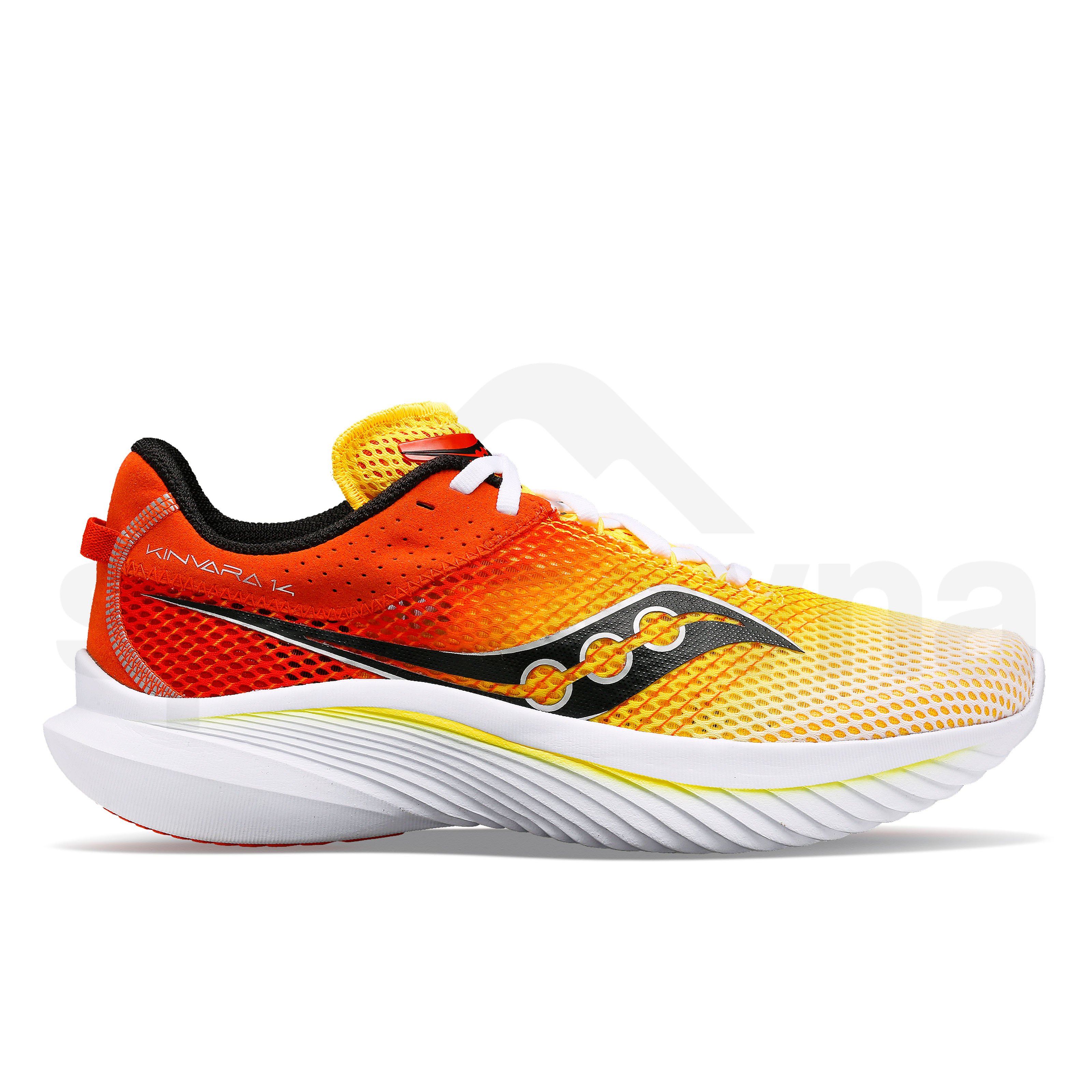 Obuv Saucony Kinvara 14 M - bílá/červená/žlutá