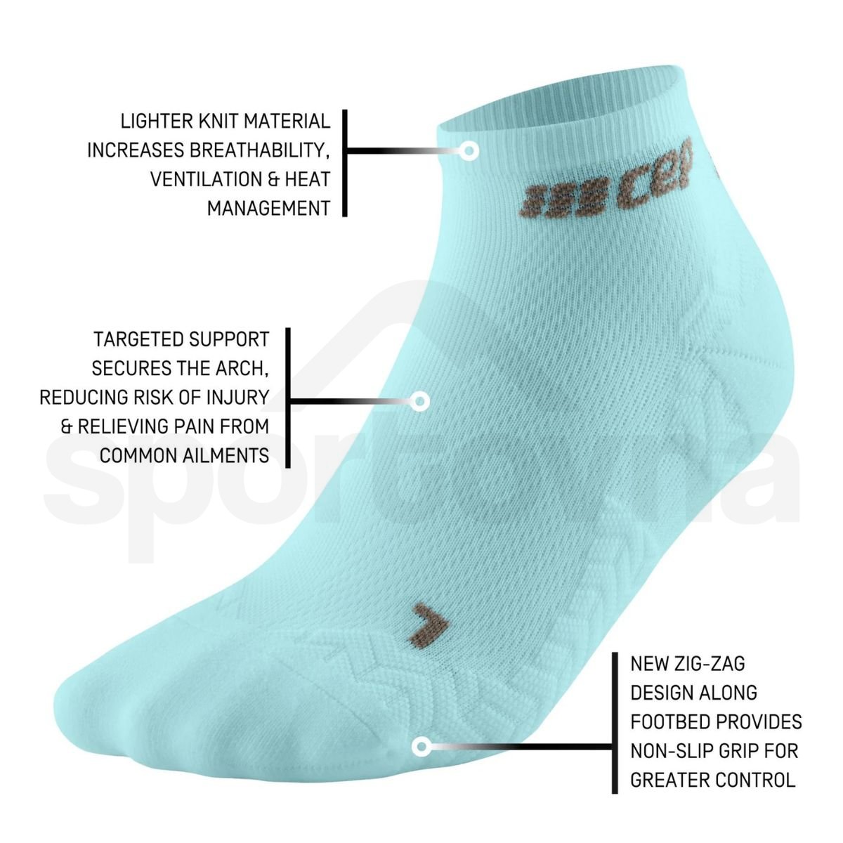 Ponožky CEP Ultralight W - modrá