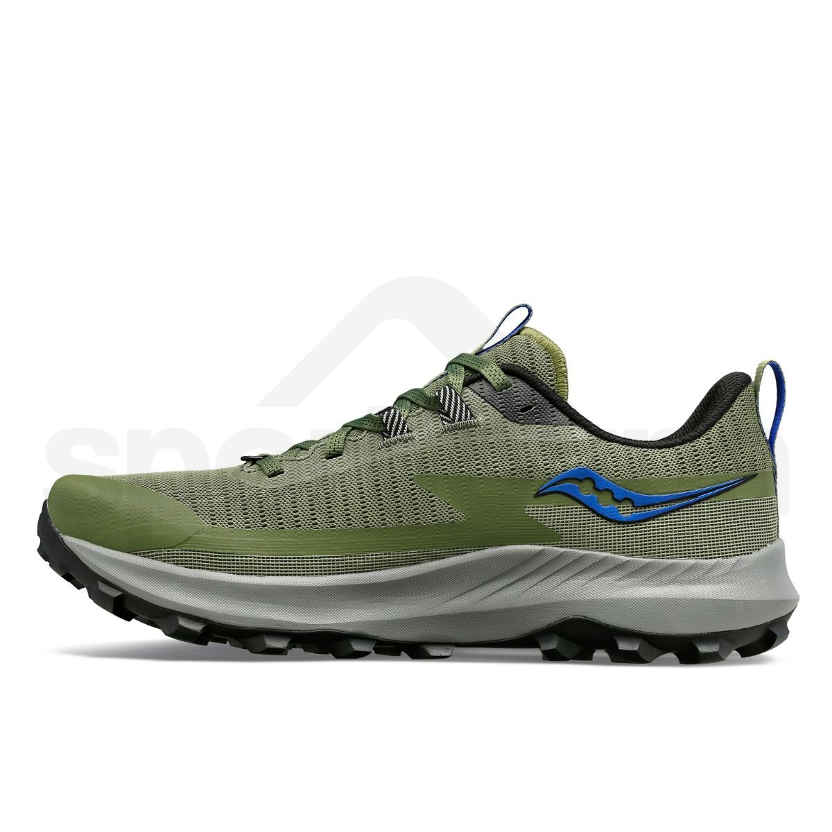 Obuv Saucony Peregrine 13 M - zelená/černá