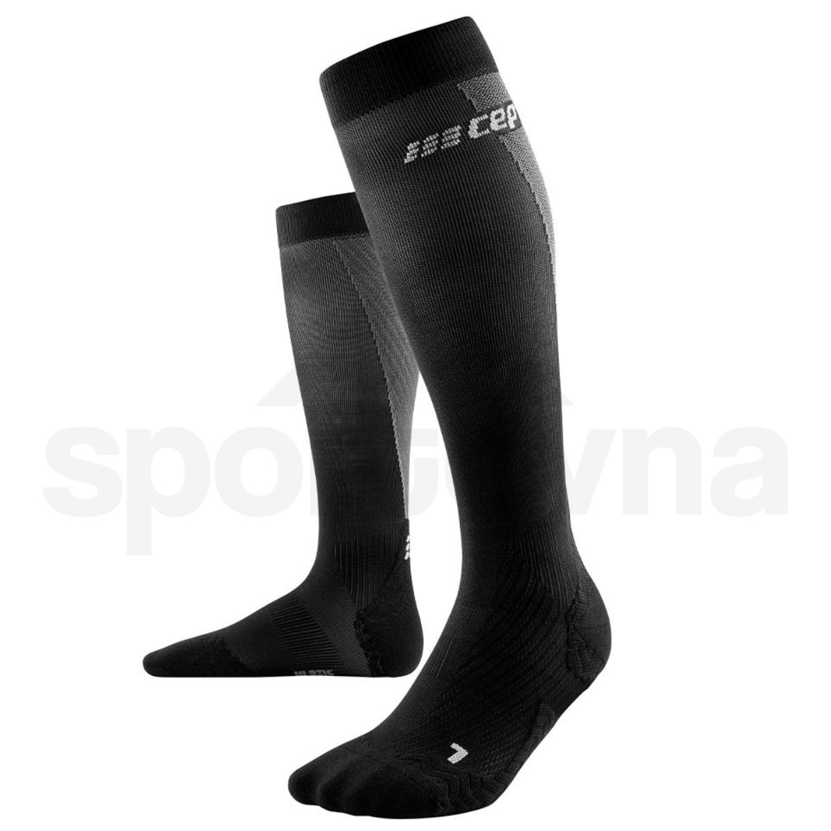 Ponožky / Podkolenky CEP Ultralight M - černá/šedá