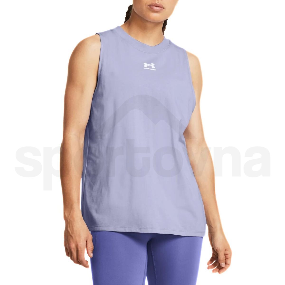 Tielko Under Armour Campus Muscle Tank W - fialová