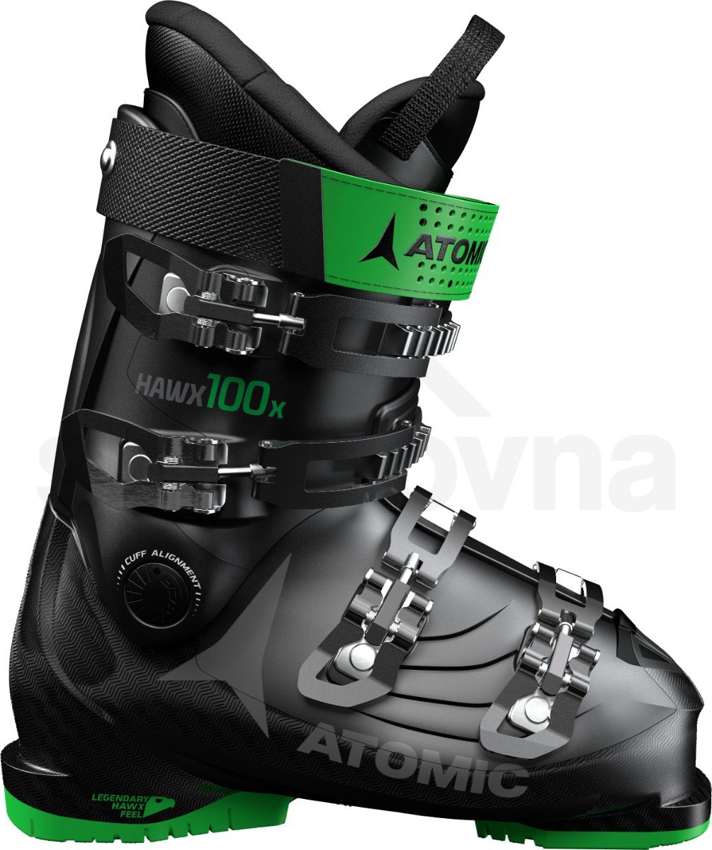 Lyžařské boty Atomic Hawx 2.0 100X - černá/zelená