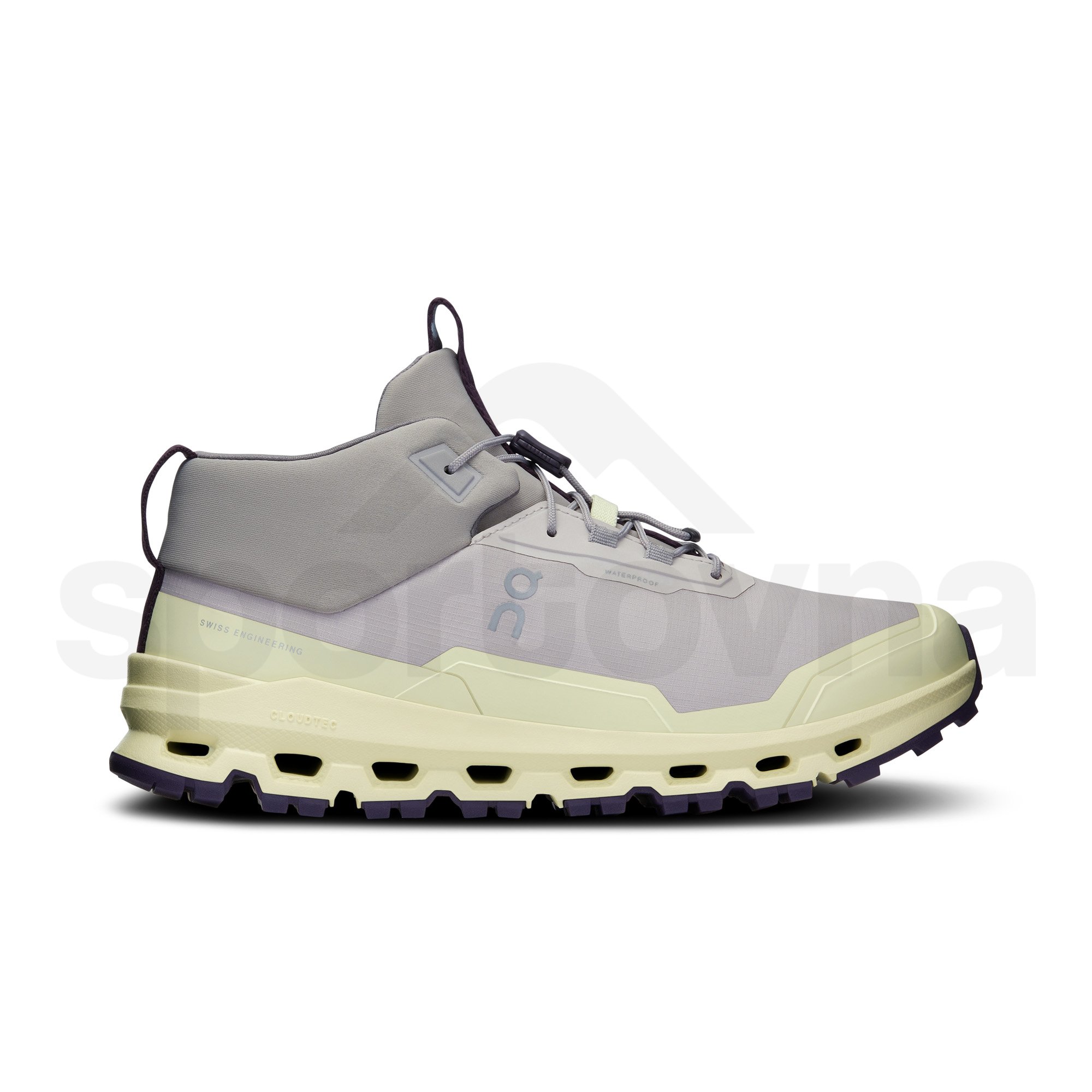 Obuv On Cloudhero Mid Waterproof J - šedá