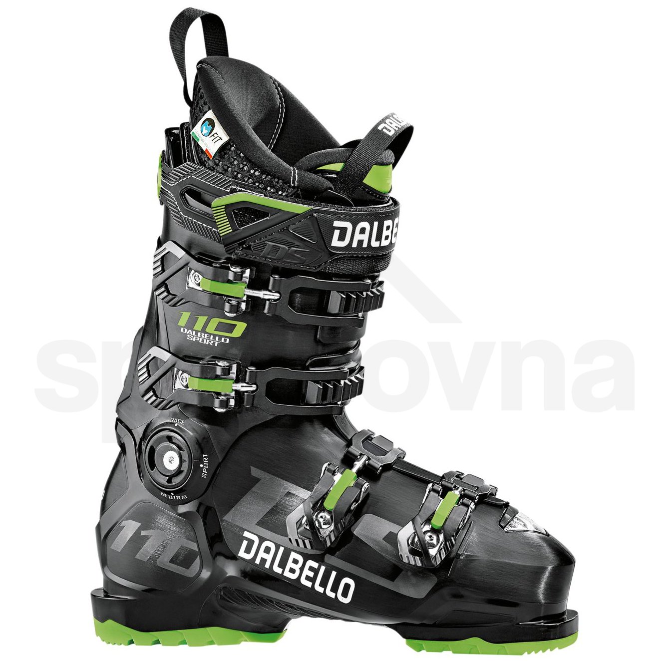 Lyžařské boty Dalbello DS 110 - černá/zelená