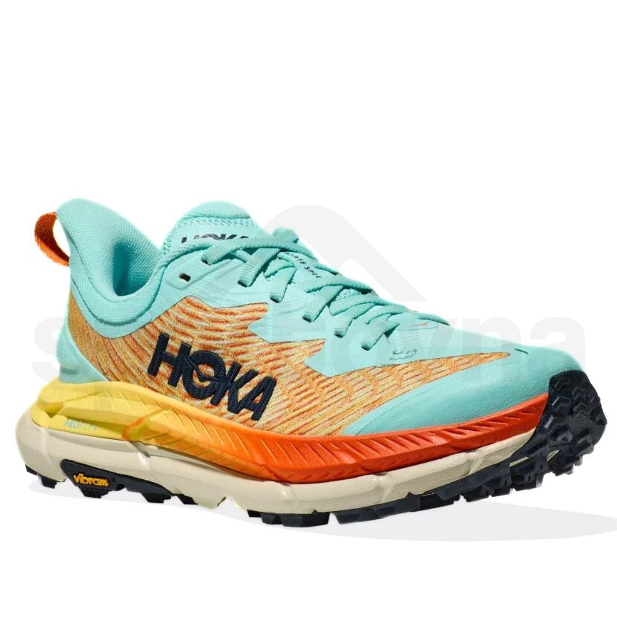 Obuv Hoka Mafate Speed 4 W - modrá/oranžová