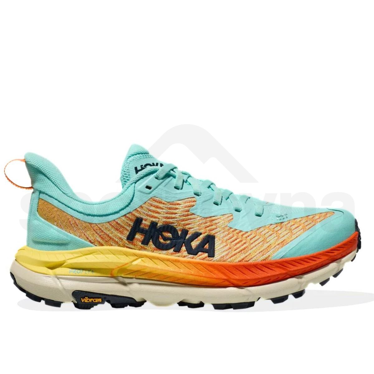 Obuv Hoka Mafate Speed 4 W - modrá/oranžová