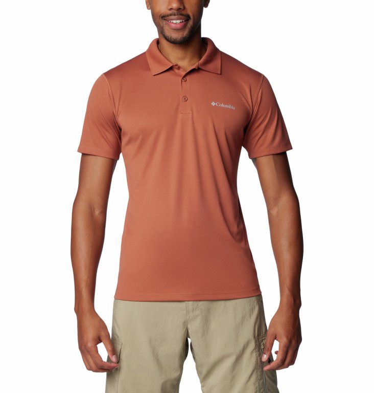 Tričko Columbia Zero Rules™ Polo Shirt M - oranžová