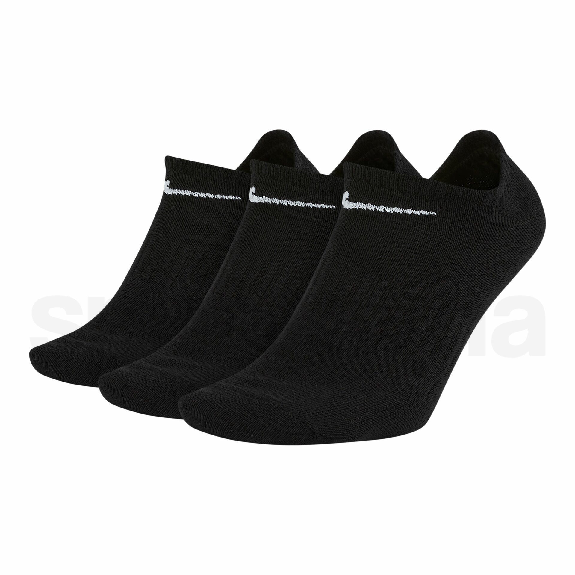 Ponožky Nike Everyday LTWT 3 páry - černá