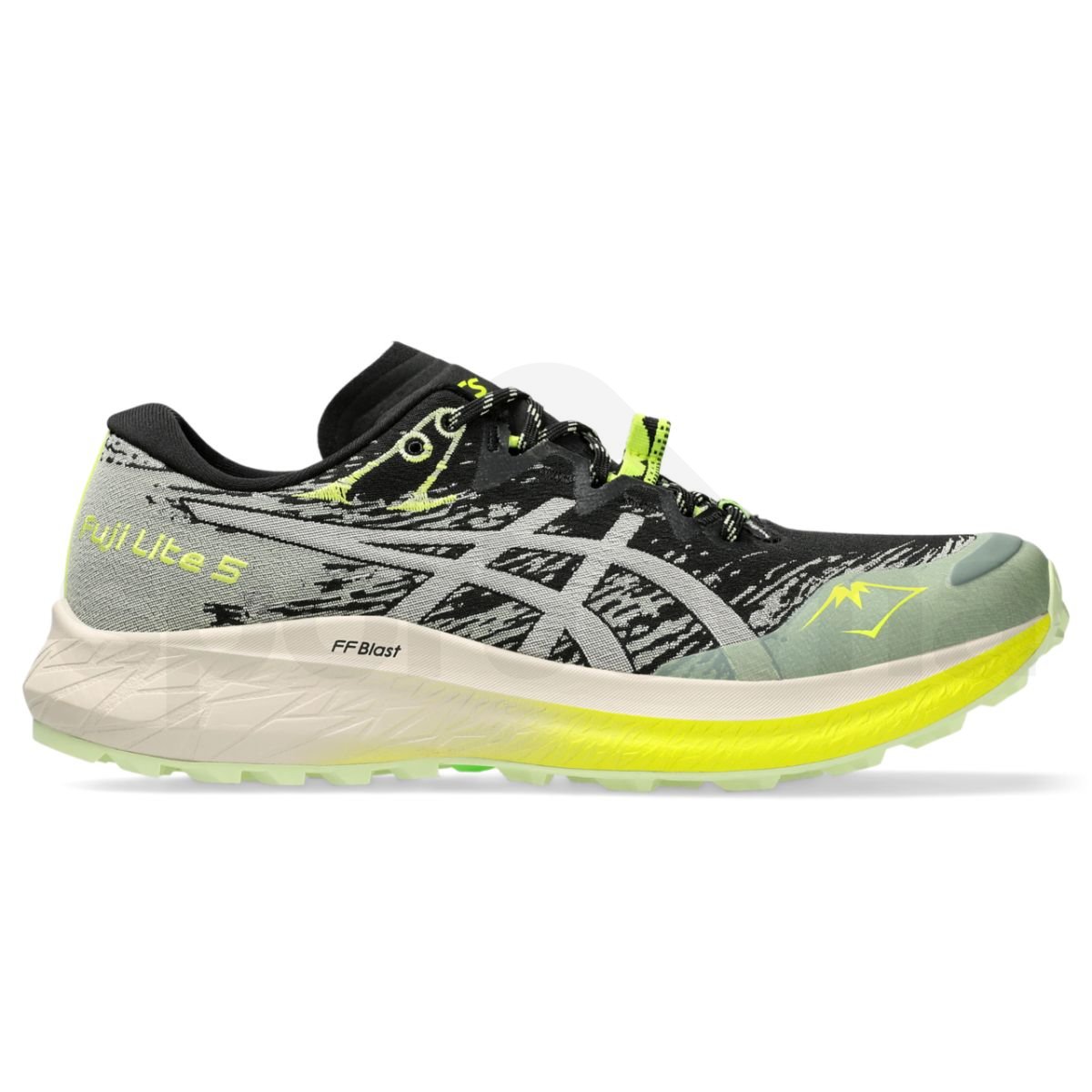 Obuv Asics Fuji Lite 5 W - čierna/žltá