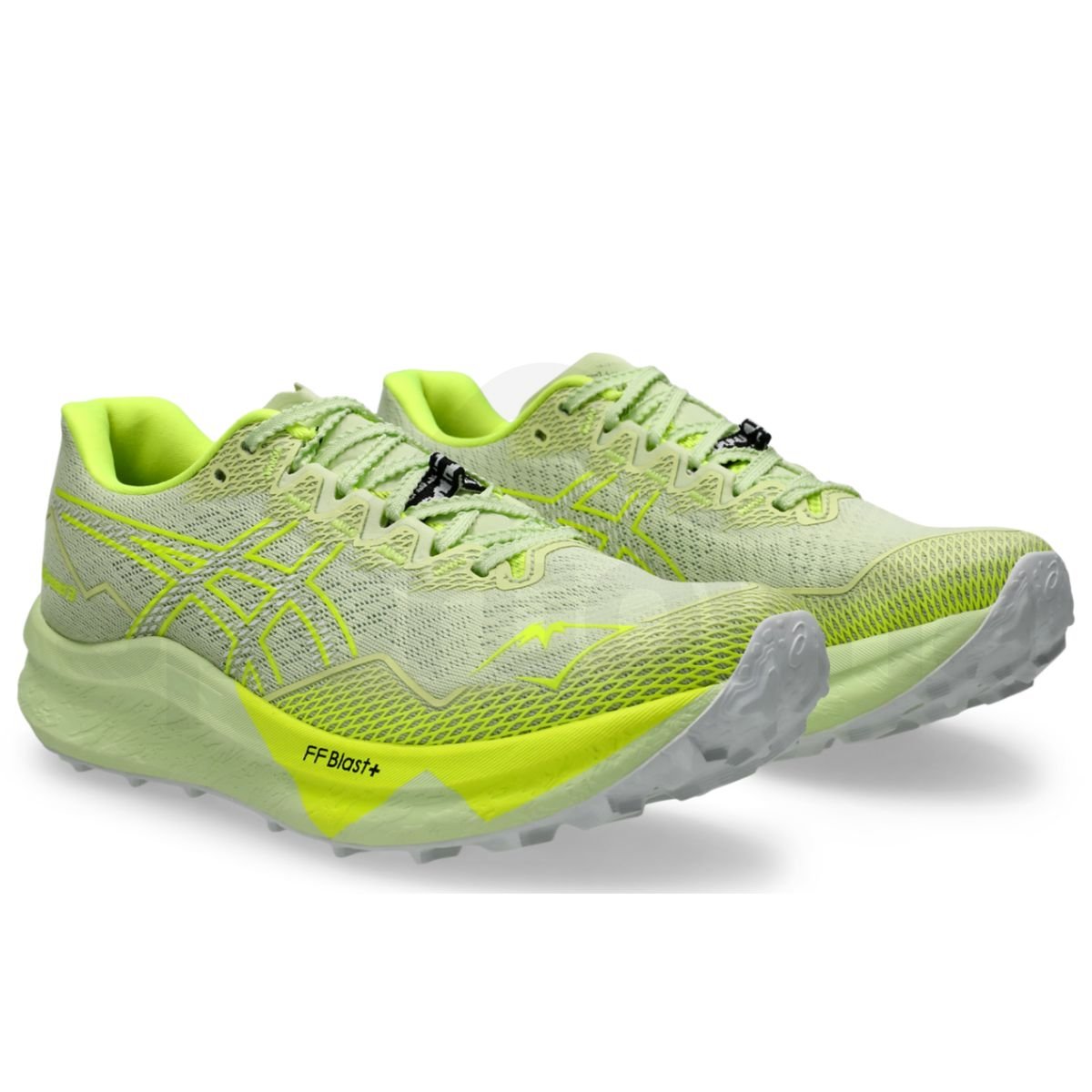 Obuv Asics Fujispeed 3 W - žlutá/zelená