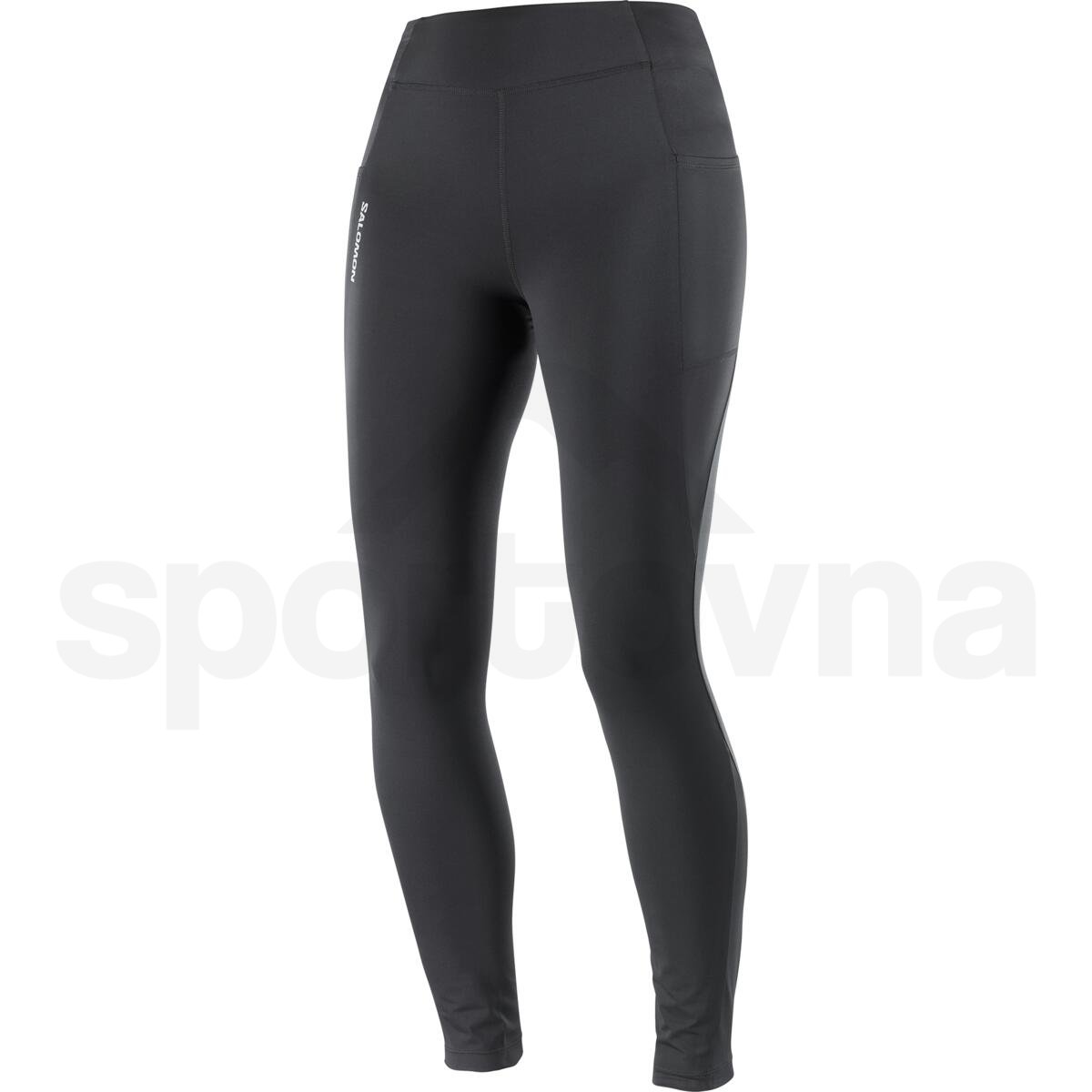 Leginy Salomon Cross Warm Tight W Deep Black, II. Jakost