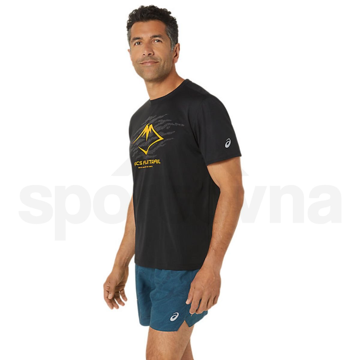 Tričko Asics Fujitrail Logo SS Top M - sivá