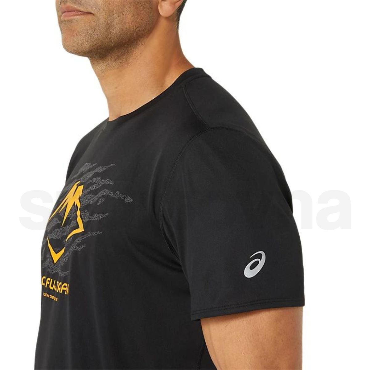 Tričko Asics Fujitrail Logo SS Top M - šedá