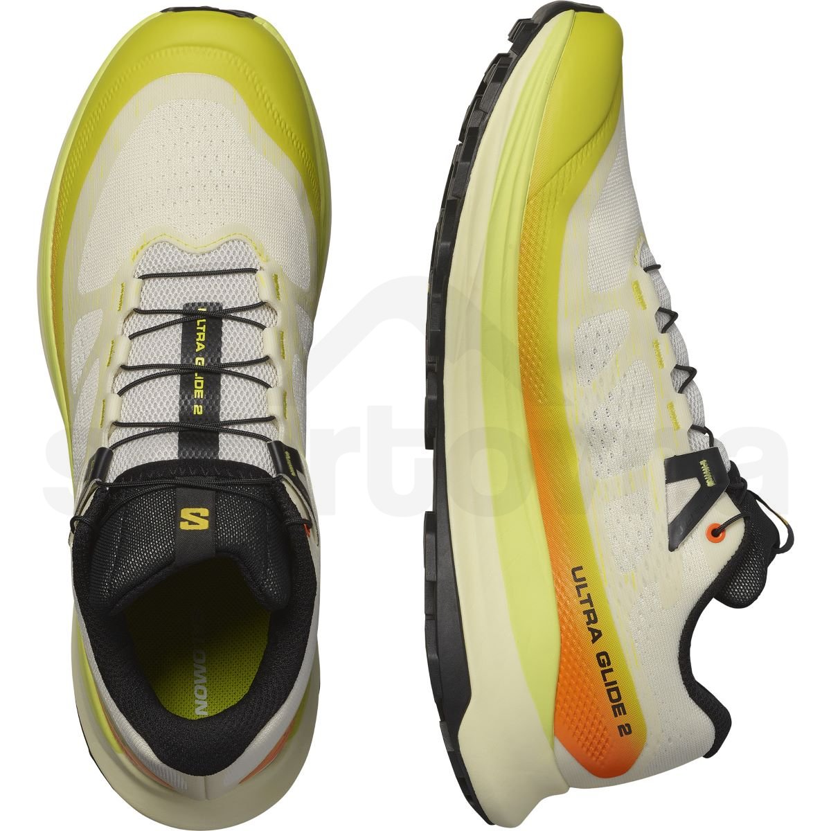 Obuv Salomon Ultra Glide 2 M - žltá/biela/oranžová