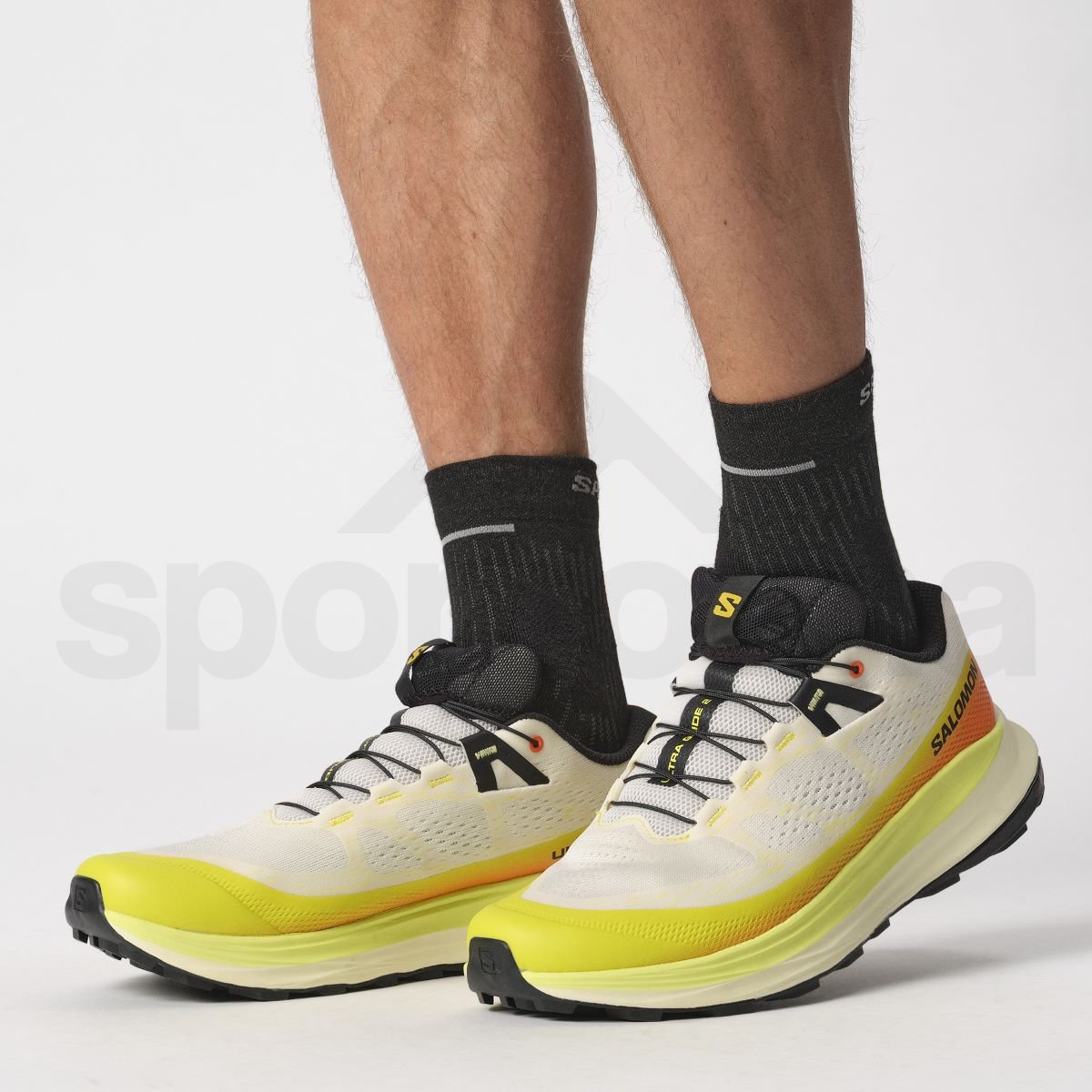 Obuv Salomon Ultra Glide 2 M - žltá/biela/oranžová