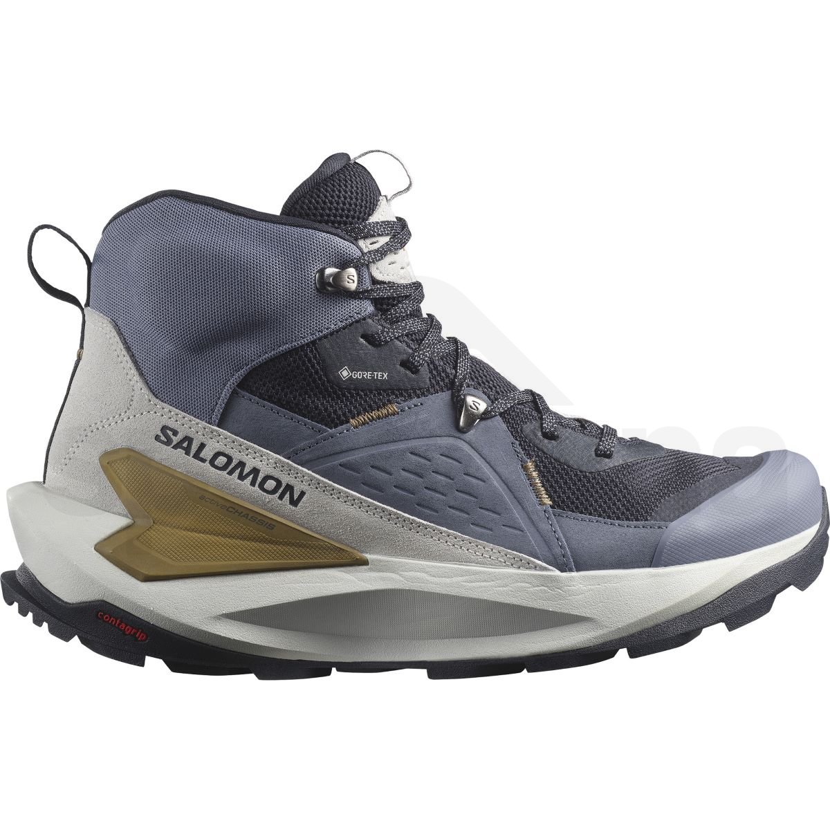 Obuv Salomon Elixir Mid GTX M - modrá/hnedá