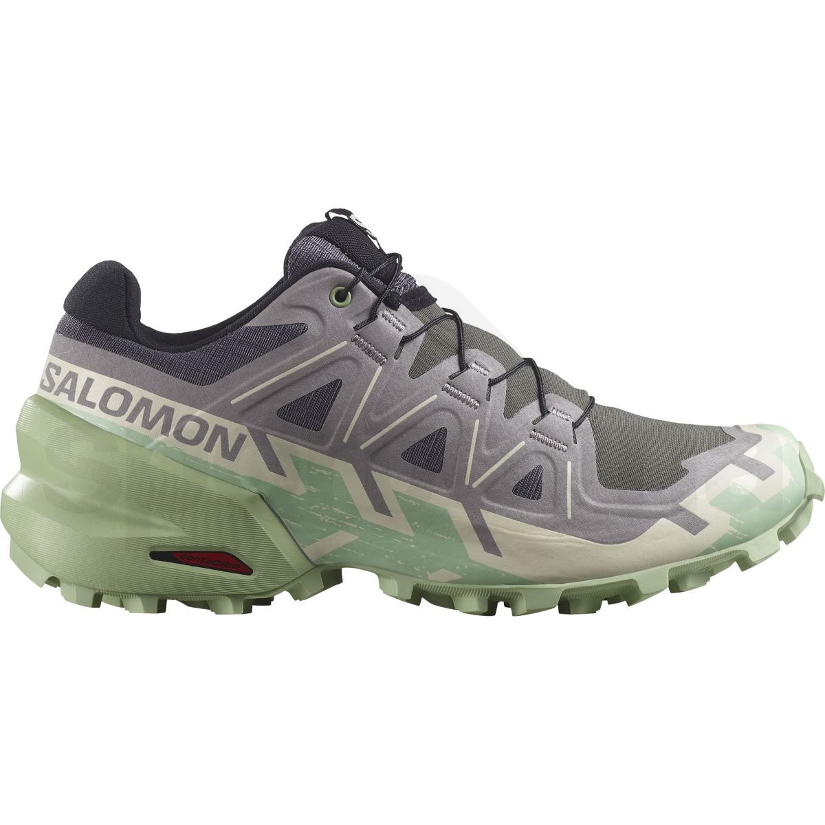 Obuv Salomon Speedcross 6 W - šedá/zelená