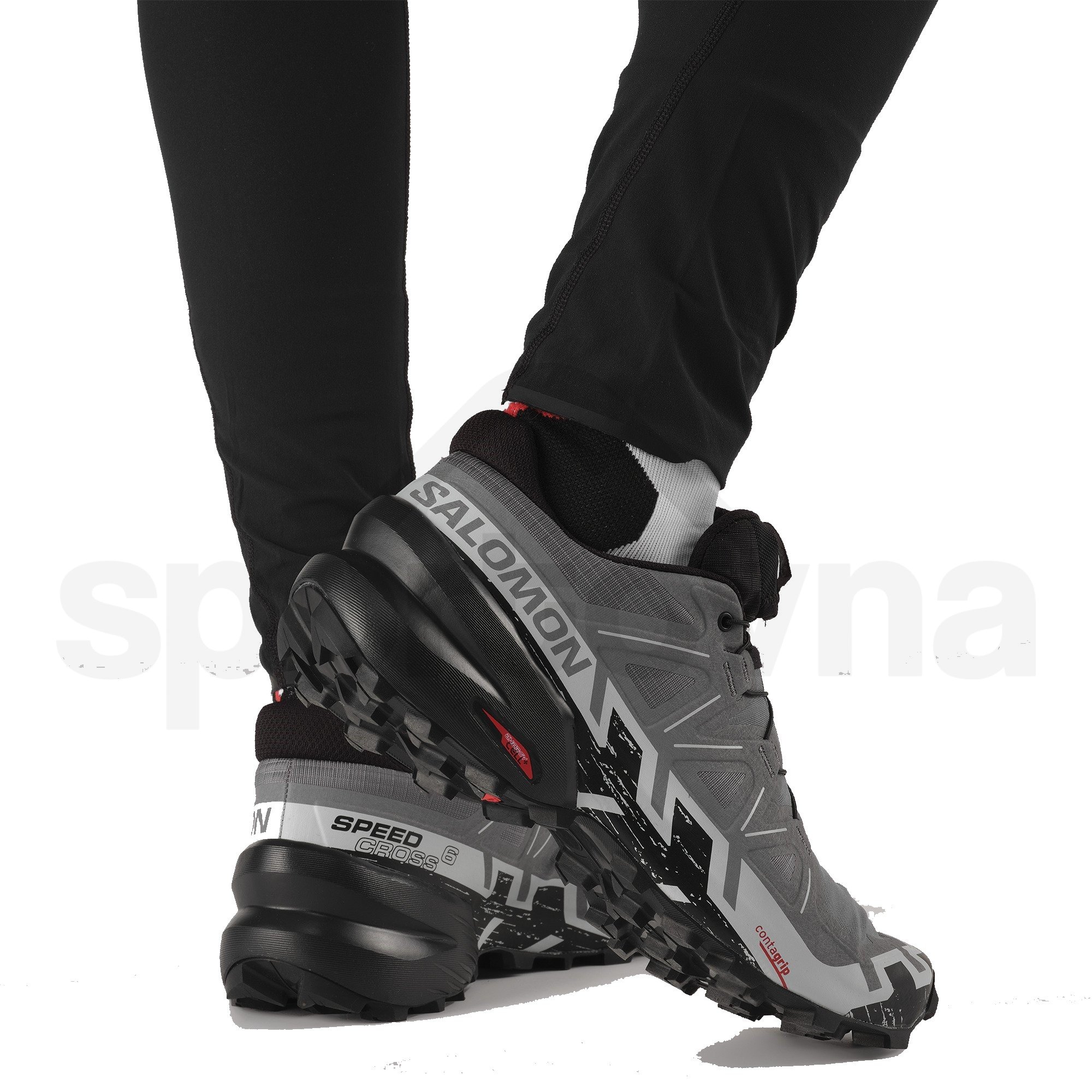 Взуття Salomon Speedcross 6 M - сірий/чорний