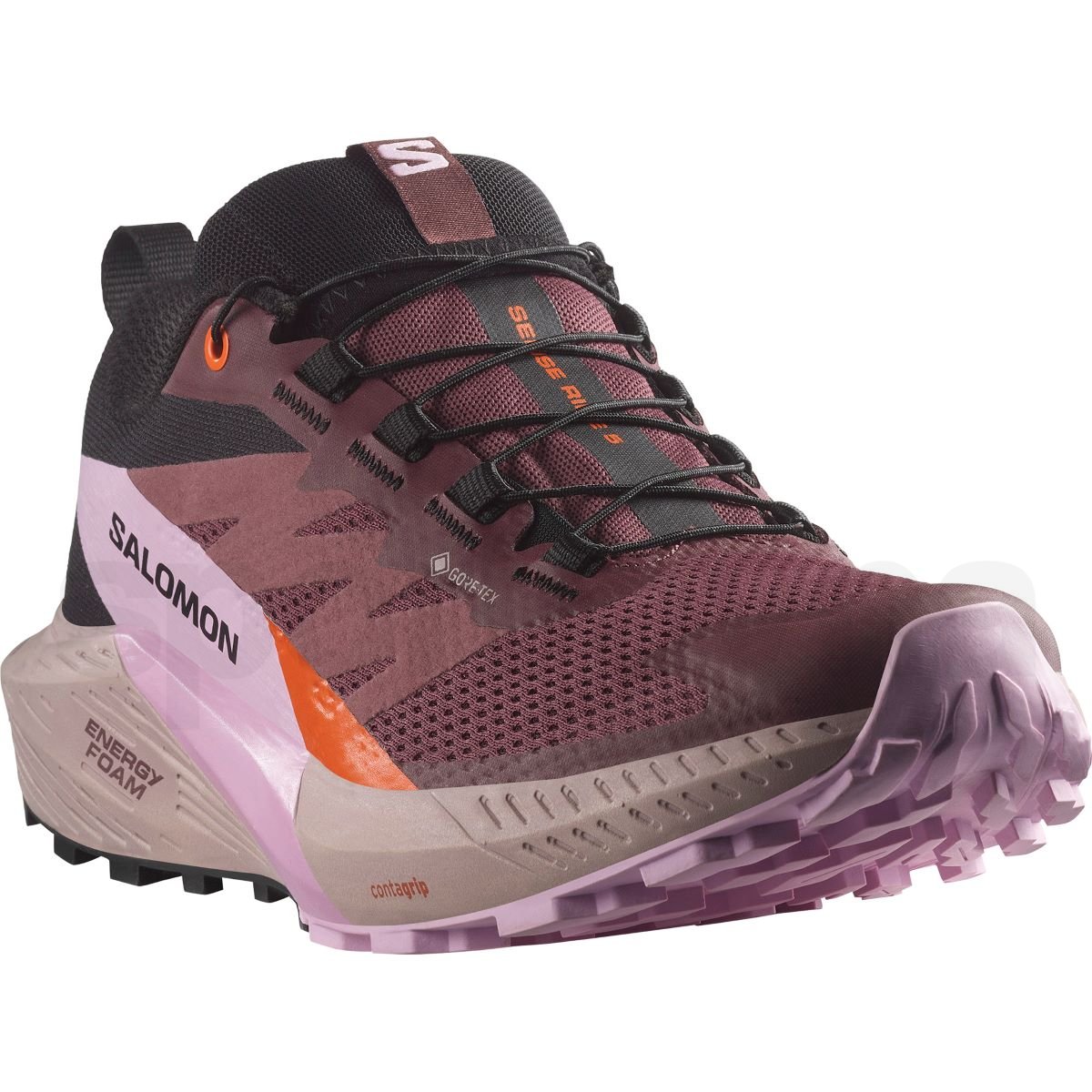 Obuv Salomon Sense Ride 5 GTX W - červená/růžová