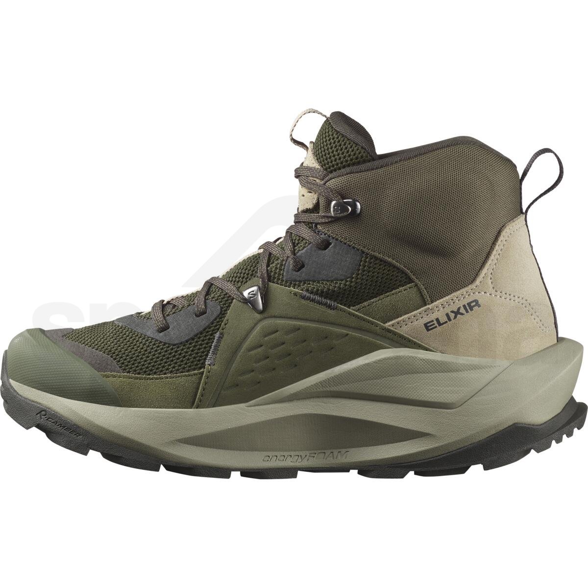 Obuv Salomon Elixir Mid GTX M - zelená