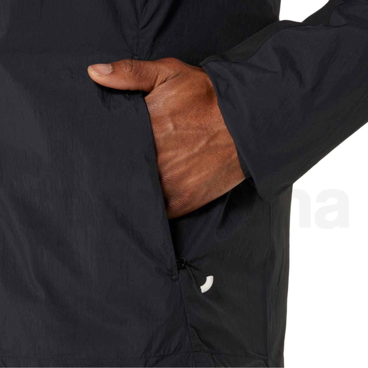 Bunda Asics Road Packable Jacket M - černá