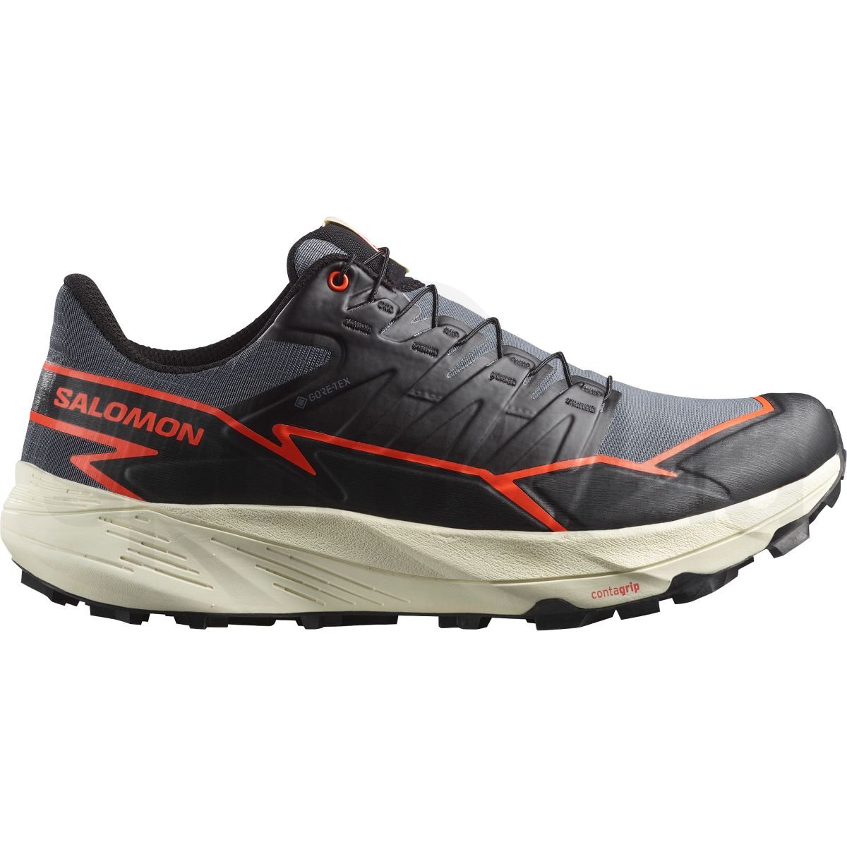 Obuv Salomon Thundercross GTX M - čierna/sivá/oranžová