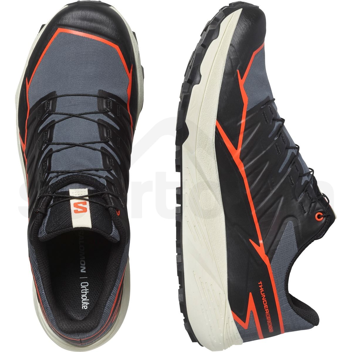 Obuv Salomon Thundercross GTX M - čierna/sivá/oranžová