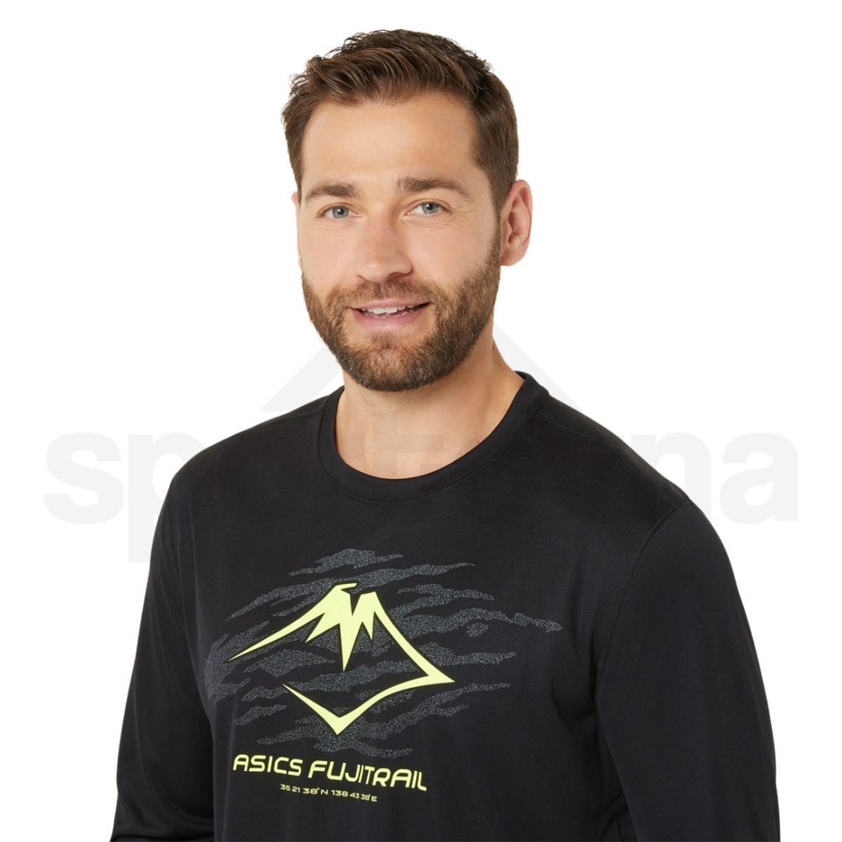 Tričko Asics Fujitrail Logo LS Top M - černá