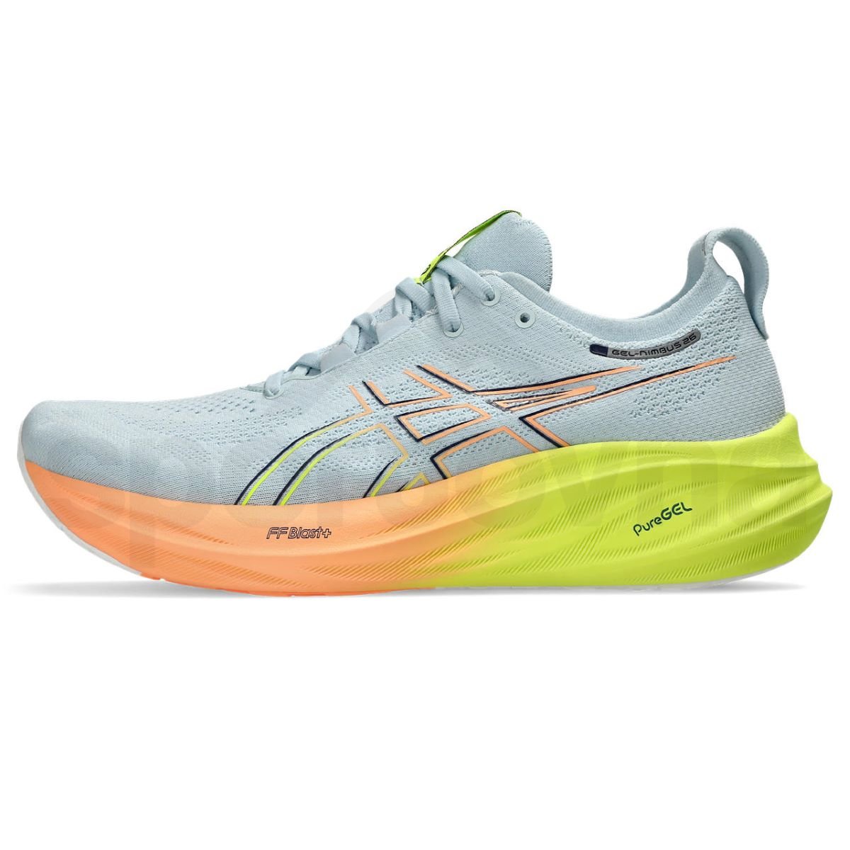 Obuv Asics Gel-Nimbus 26 Paris M - šedá/oranžová/žlutá