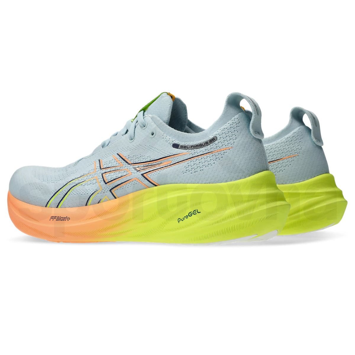 Obuv Asics Gel-Nimbus 26 Paris M - šedá/oranžová/žlutá