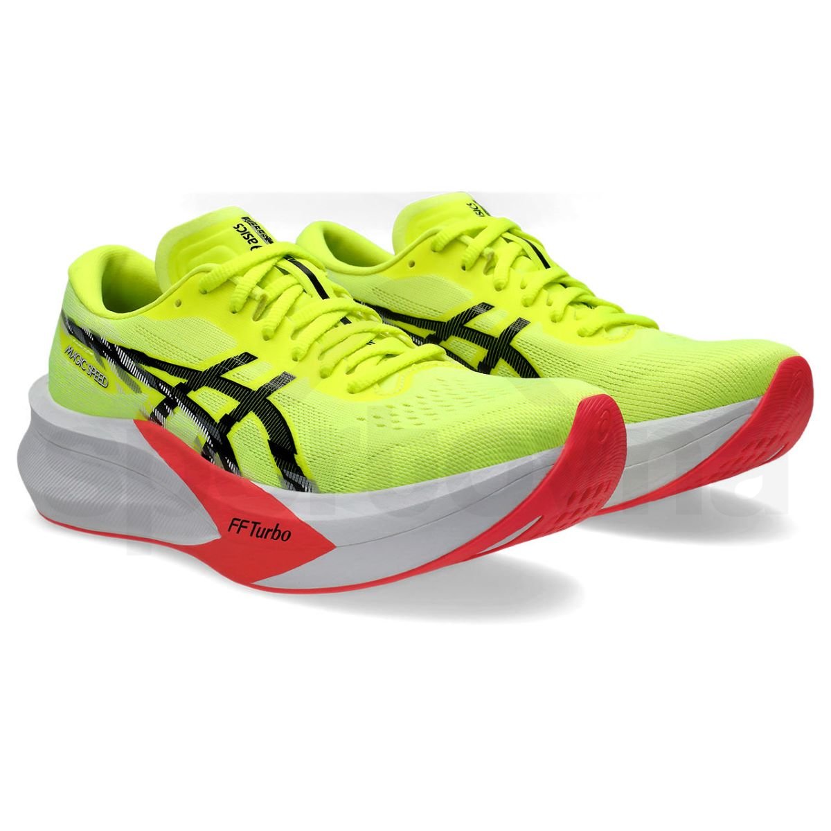 Obuv Asics Magic Speed 4 W - žlutá/černá/červená