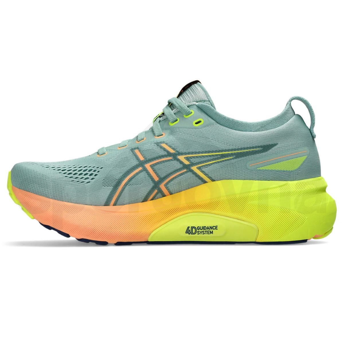 Obuv Asics Gel-Kayano 31 Paris W - zelená/žlutá/oranžová