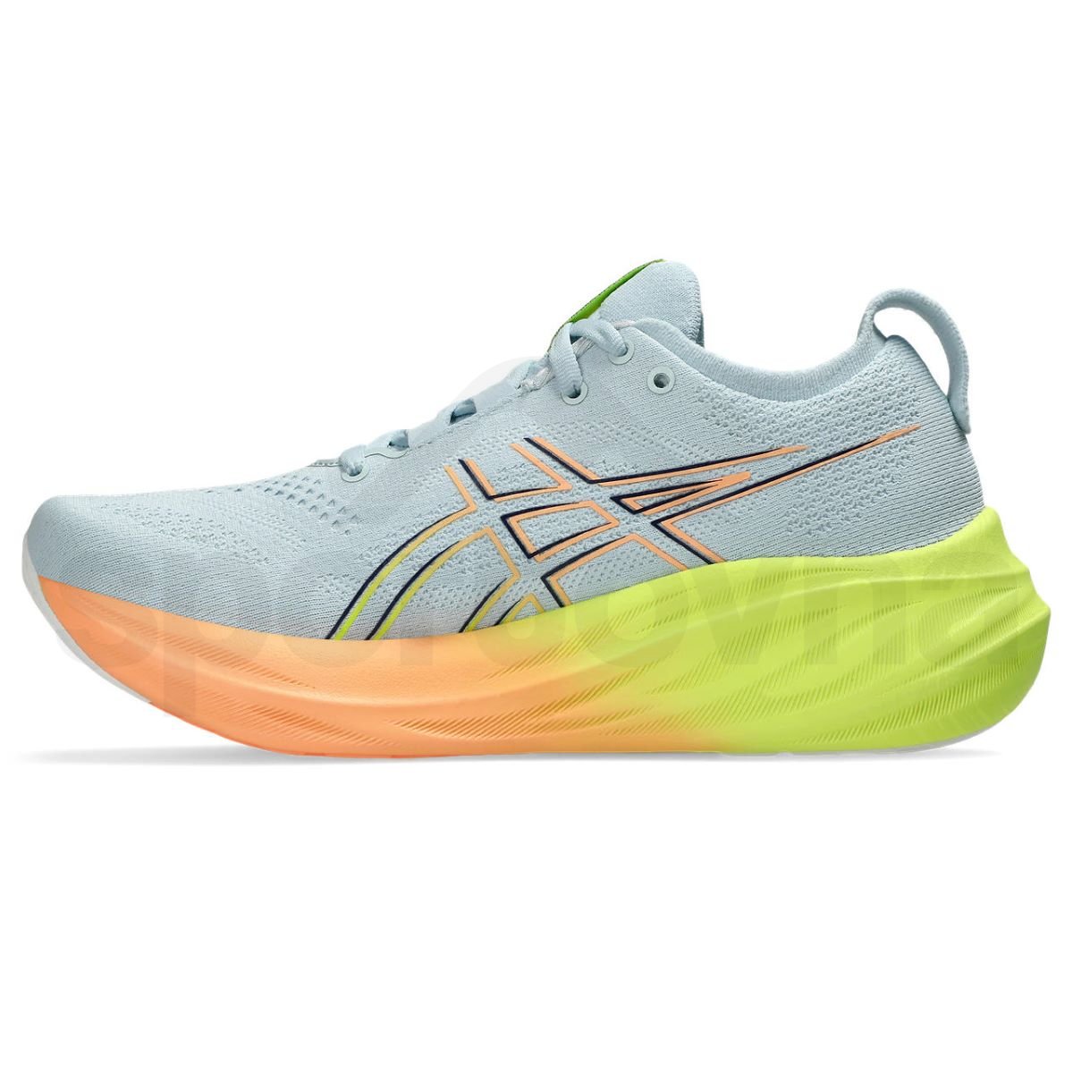 Obuv Asics Gel-Nimbus 26 Paris W - šedá/žlutá/oranžová