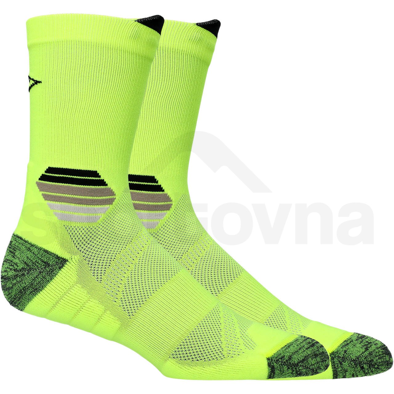 Ponožky Asics Fujitrail Run Crew Sock - žlutá/černá