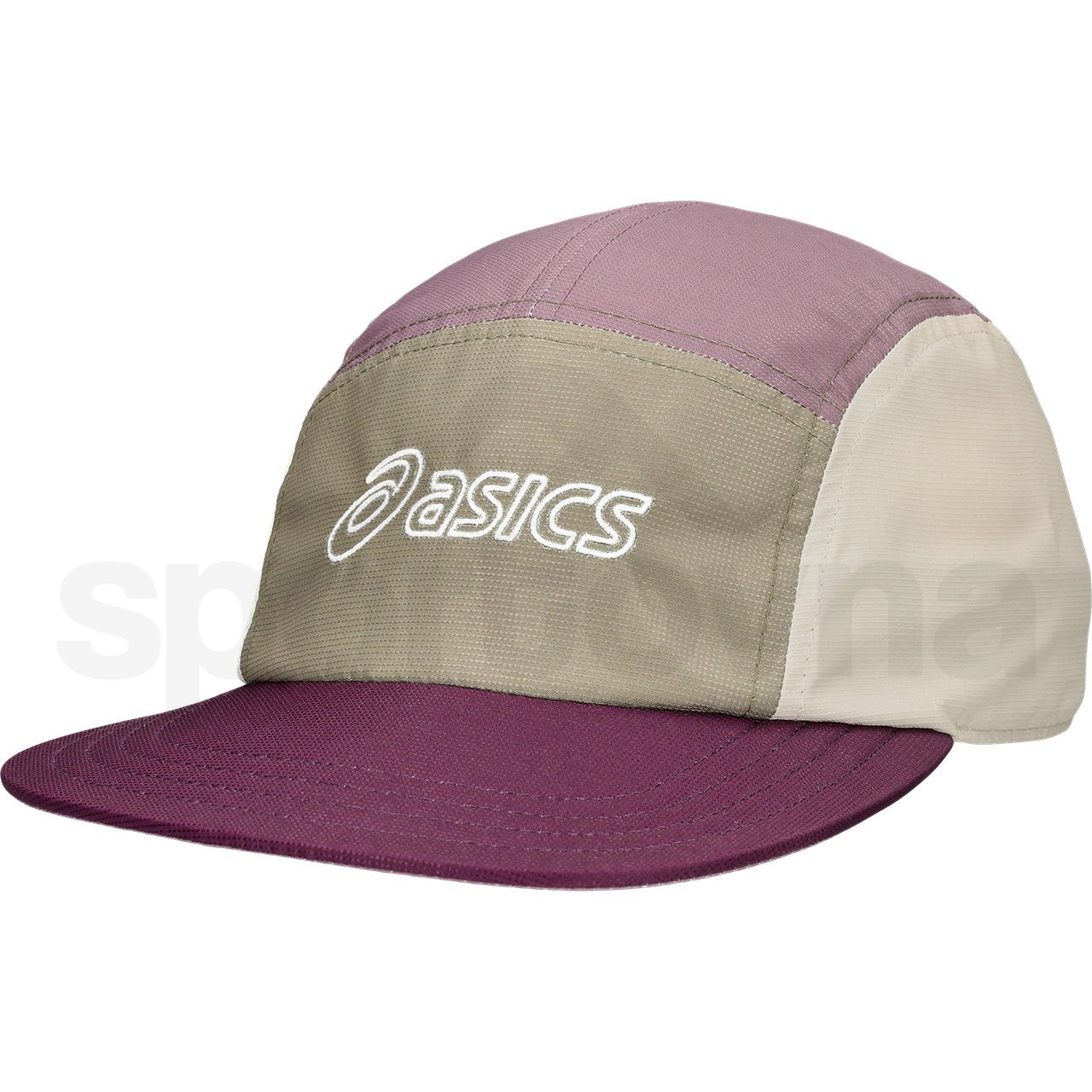 Kšiltovka Asics Asics 5 Panel Cap - hnědá/růžová